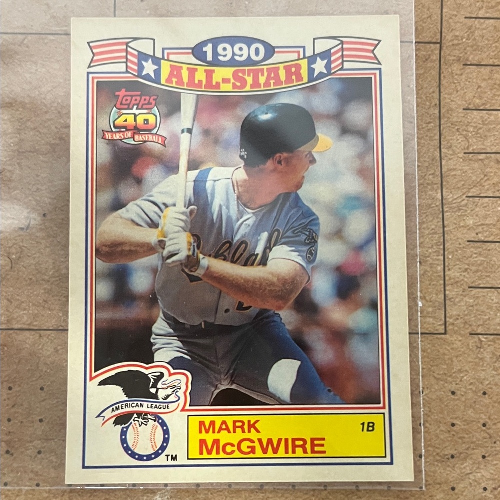 1990 All-Star Baseball Card